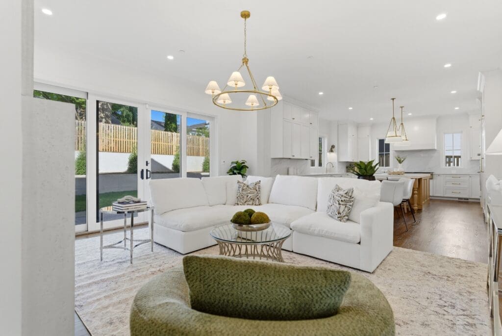 Real estate photography in Shepherdstown, WV — open-concept living room by SC Studios